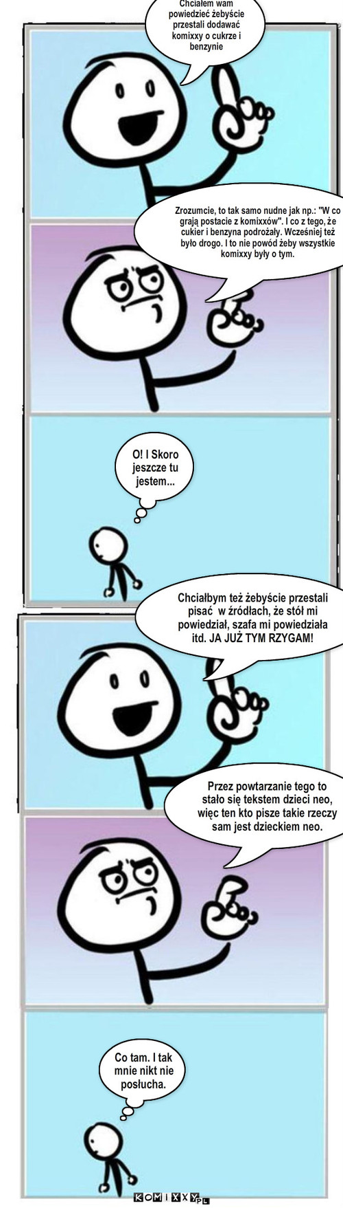 Komixxy – Zrozumcie, to tak samo nudne jak np.: 