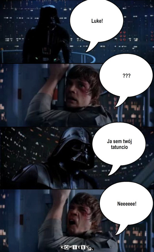 Star Wars po czesku – Luke! ??? Ja sem twój tatuncio Neeeeee! 