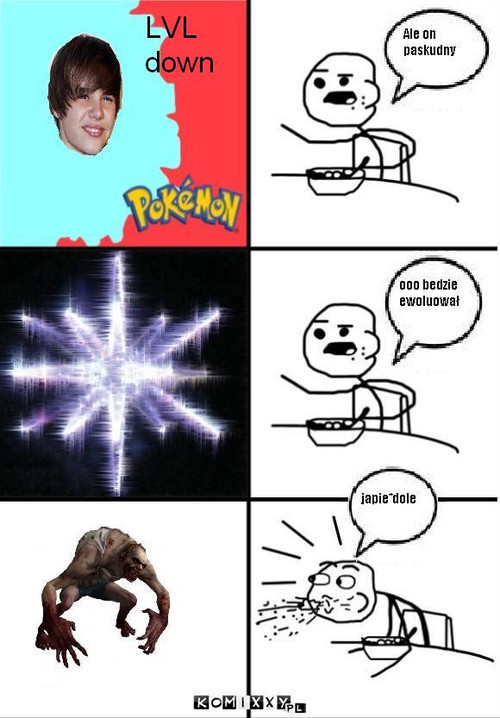 Justin Bieber pokemon lvl down –  