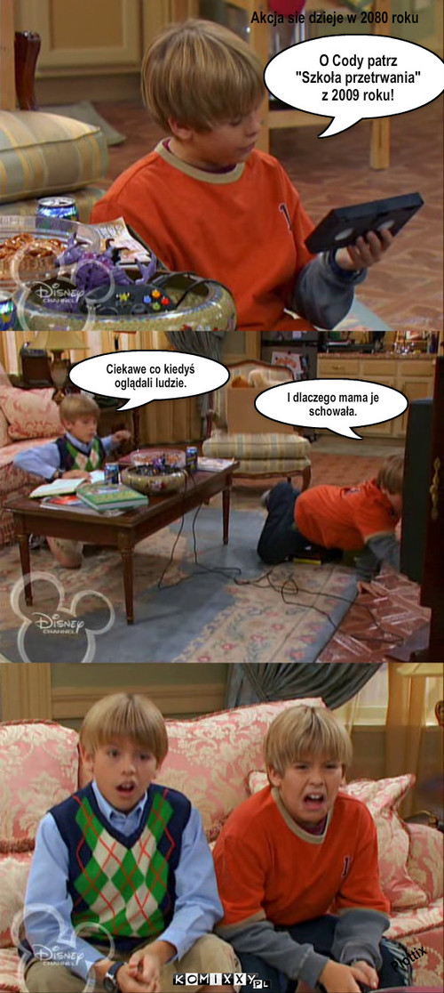 Zack i Cody – Akcja sie dzieje w 2080 roku O Cody patrz 