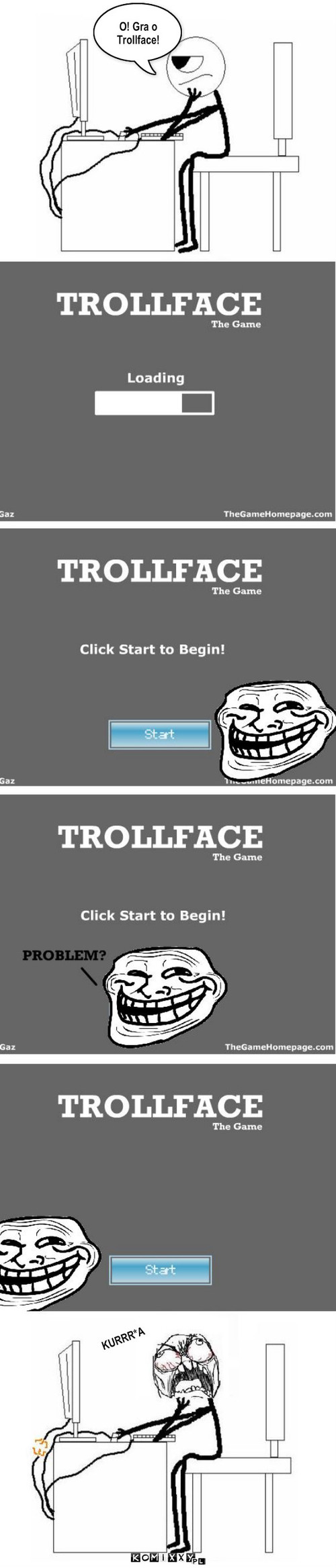 Gra Trollface – O! Gra o Trollface! KURRR*A 