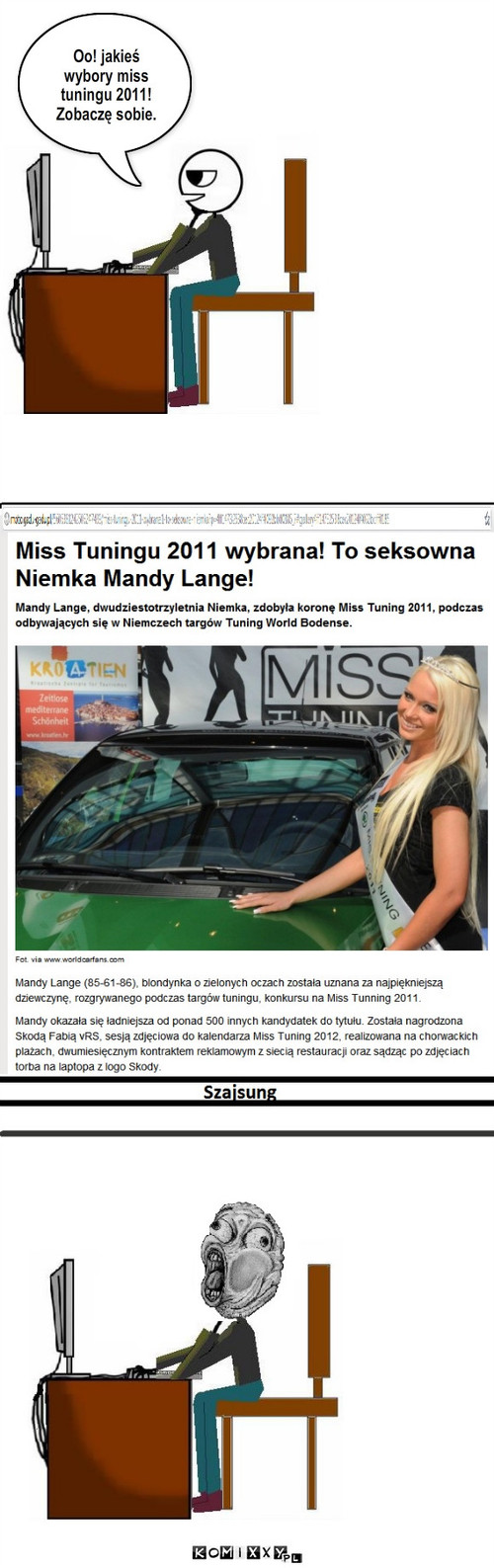 Wiadomości z gadu-gadu – Oo! jakieś wybory miss tuningu 2011! Zobaczę sobie. 