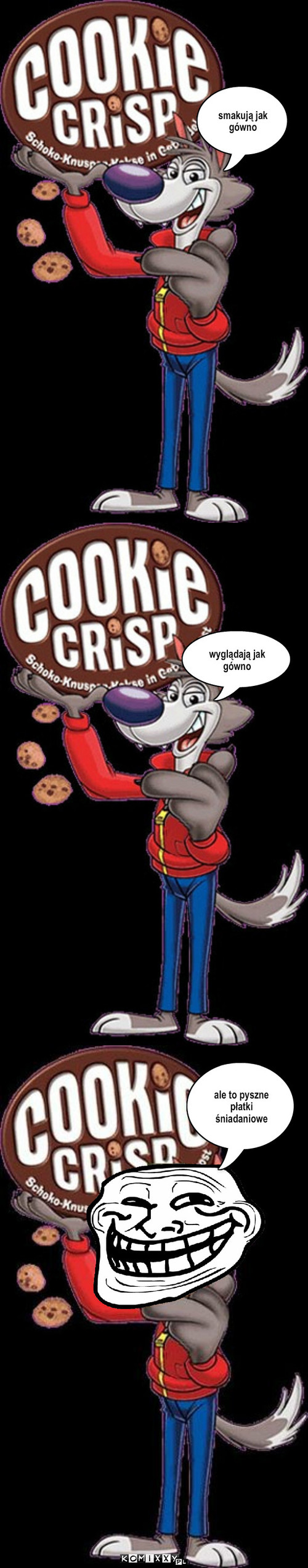 Cookie crisp – smakują jak gówno wyglądają jak gówno ale to pyszne płatki śniadaniowe 