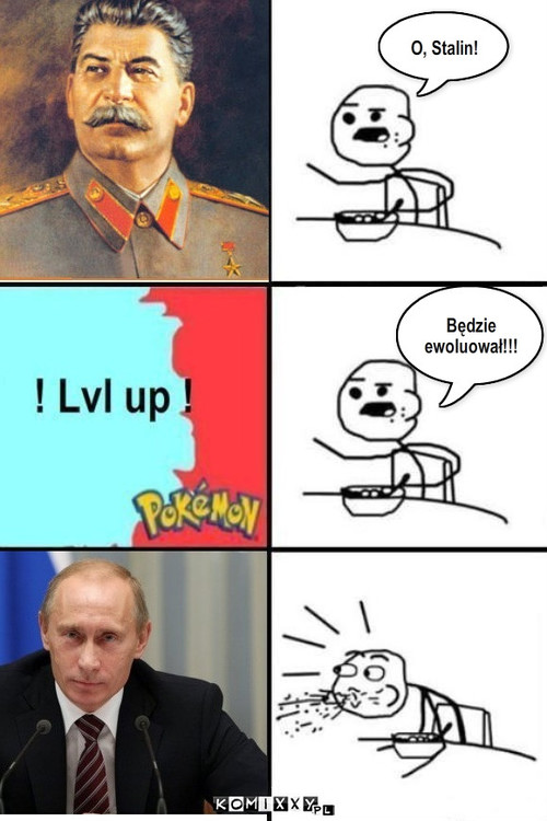 Putin – O, Stalin! Będzie ewoluował!!! 