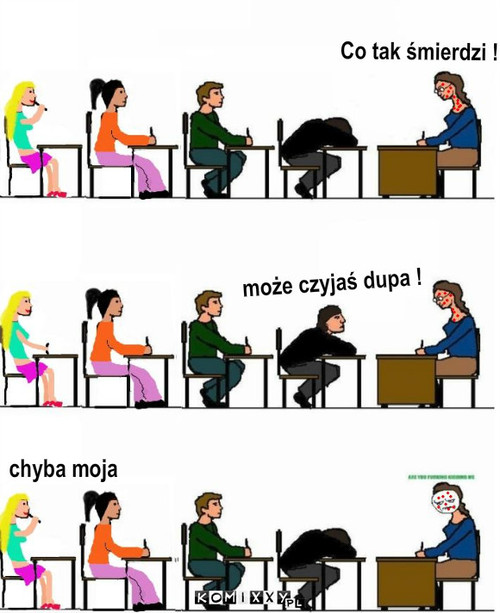 Dupa – Co tak śmierdzi !! może czyjaś dupa ! chyba moja 