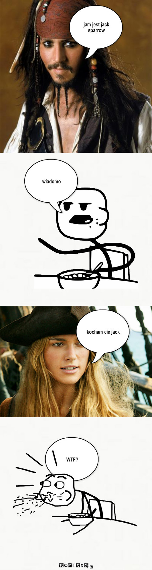 Jam jest jack – jam jest jack sparrow wiadomo kocham cie jack WTF? 