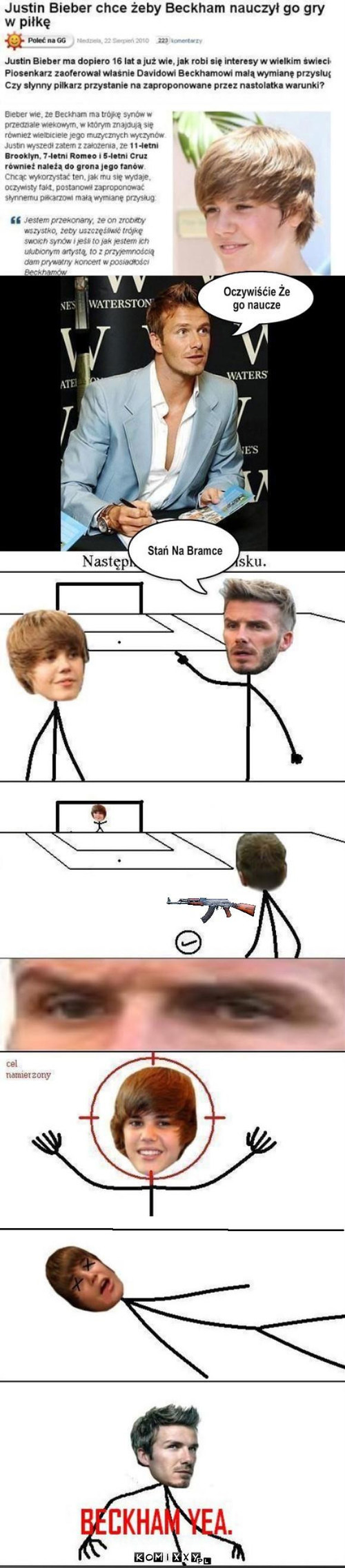 Bieber i Beckham-Prawdziwa Historia –  