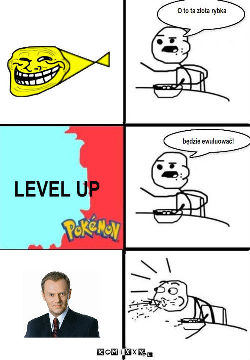 Level up – O to ta złota rybka będzie ewuluować! LEVEL UP 