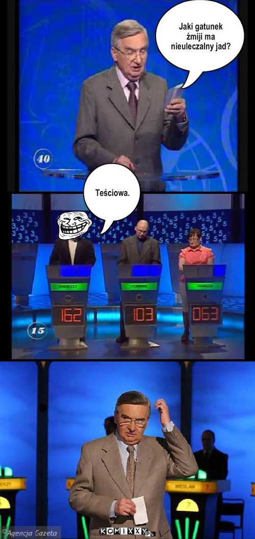 Teściowa – Jaki gatunek żmiji ma nieuleczalny jad? Teściowa. 