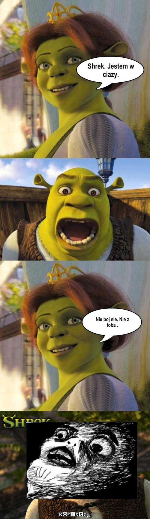 Zdradliwa Krolewna – Shrek. Jestem w ciazy. Nie boj sie. Nie z toba . 