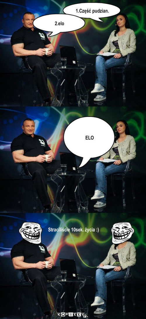 Elo – 1.Część pudzian. 2.elo ELO Straciliście 10sek. życia :) 