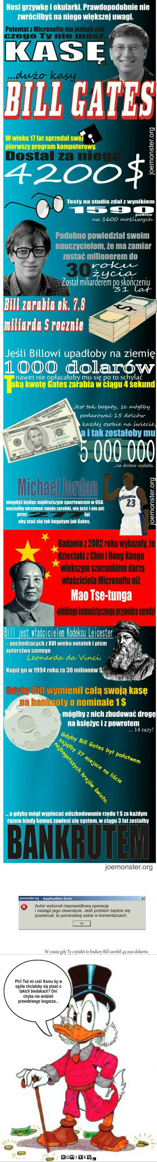 Bogacze – Phi! Też mi coś! Komu by w ogóle chciałoby się pisać o takich biedakach? Oni chyba nie widzieli prawdziwego bogacza... 