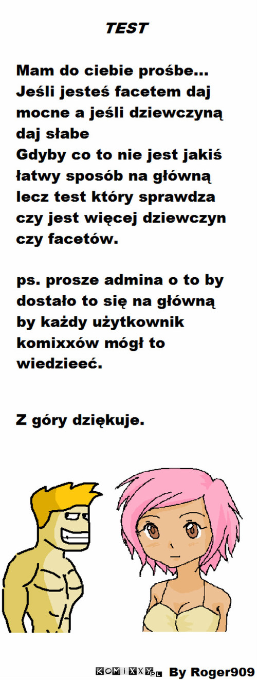 Ważny test przeczytaj i oceń !!! –  