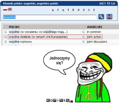 Wspólne działanie – Jednoczymy się? 