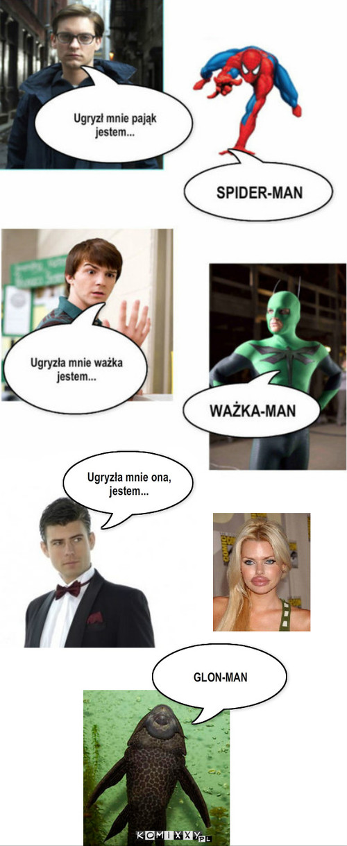 Ugryzł mnie... – GLON-MAN Ugryzła mnie ona, jestem... 