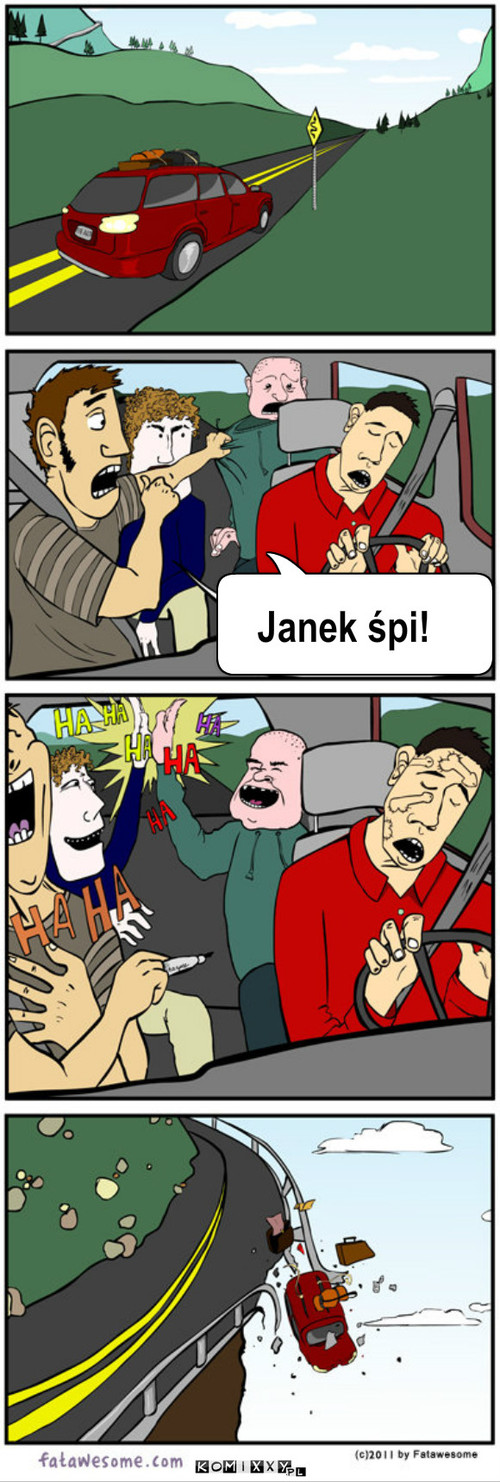 Niespodzianka – Janek śpi! 