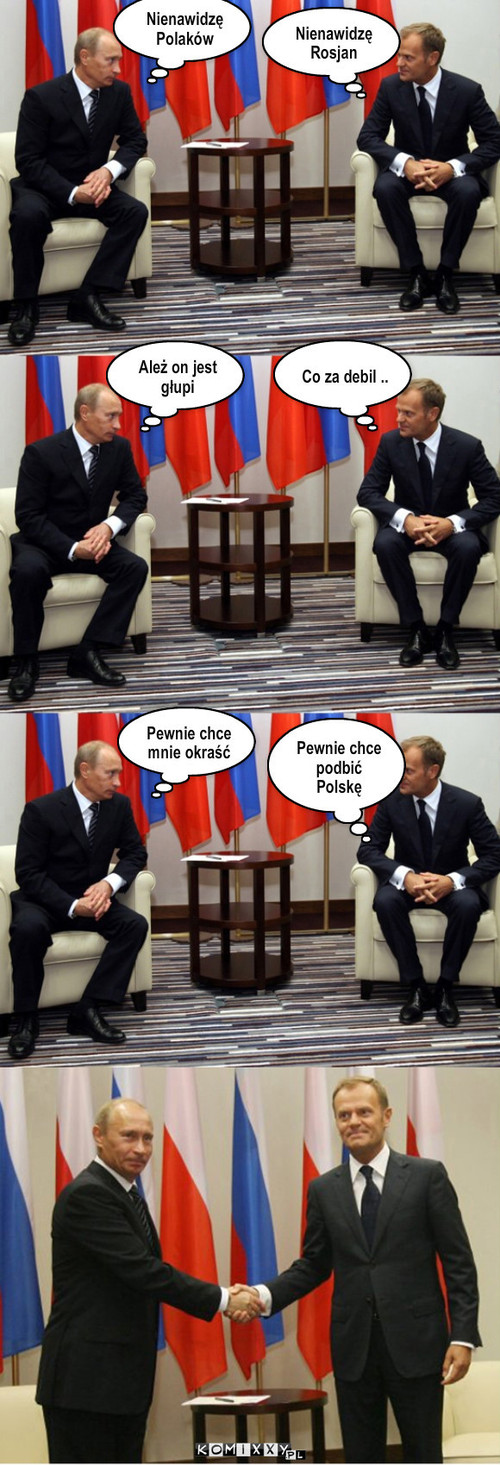 Putin i Tusk –  