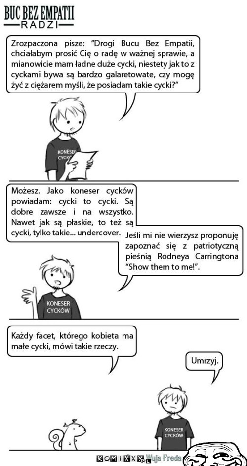 Zrozpaczona pisze –  