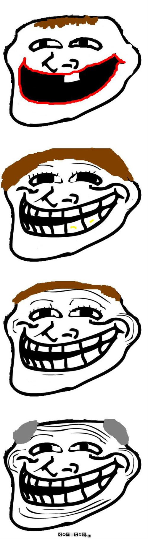 Rozwój troll face'a –  