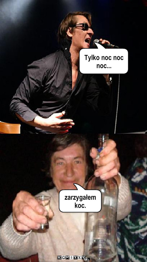 Sylwestrowa noc – Tylko noc noc noc... zarzygałem koc. 