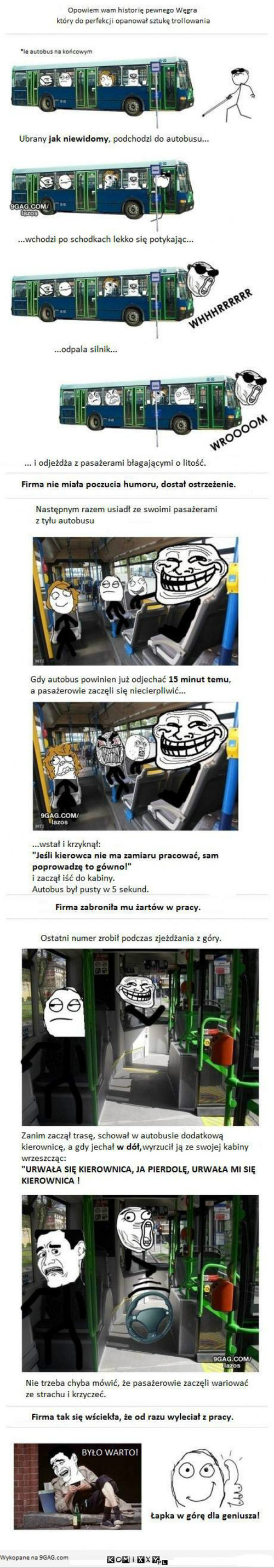 Niewidomy i autobus –  