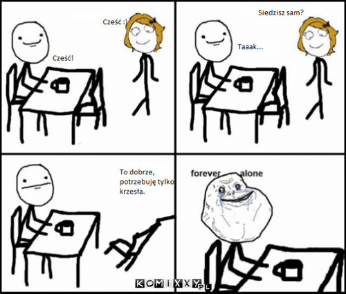 Forever alone... –  