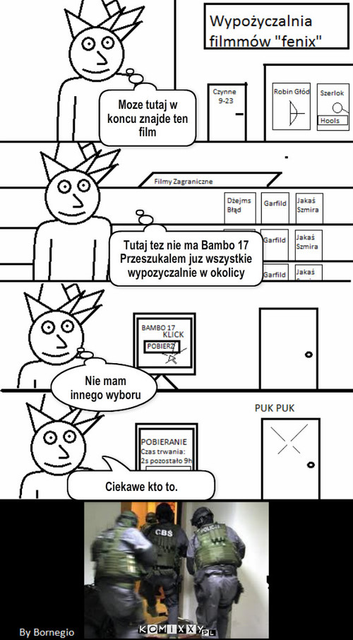 Niedostępny film – Moze tutaj w koncu znajde ten film Nie mam innego wyboru Tutaj tez nie ma Bambo 17
Przeszukalem juz wszystkie wypozyczalnie w okolicy Ciekawe kto to. 