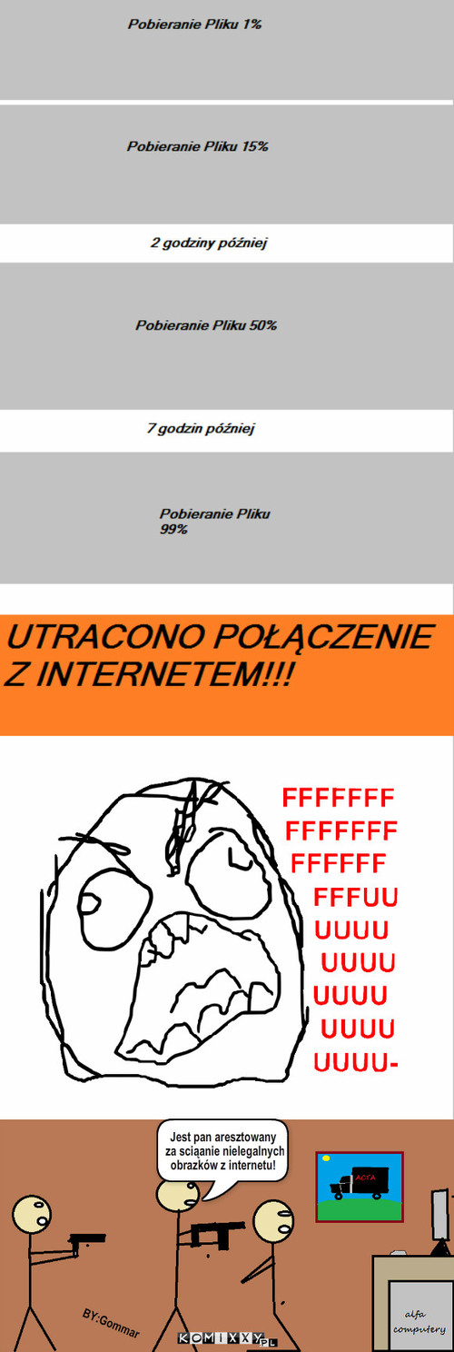 Pobieranie pliku – Jest pan aresztowany za sciąanie nielegalnych  obrazków z internetu! BY:Gommar 