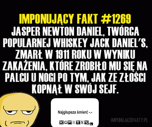 Whiskey Jack Daniel's – Najgłupsza śmierć -.- 