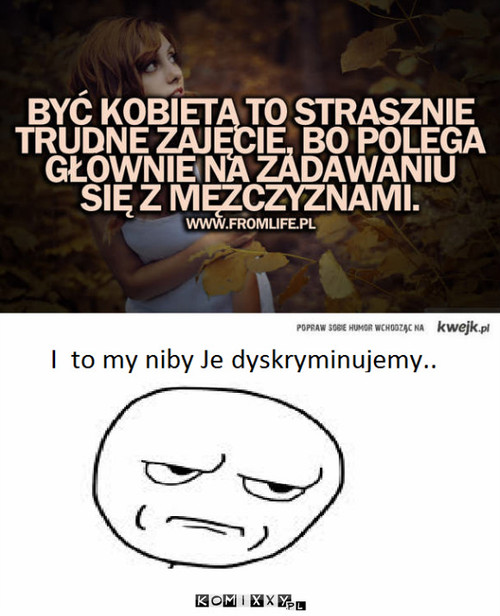 Dyskryminacja kobiet czy mężczyzn ? –  