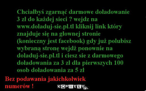 Doładowania –  