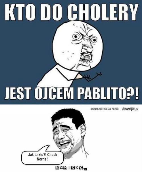 Ojciec Pablio – Jak to kto?! Chuck Norris ! 