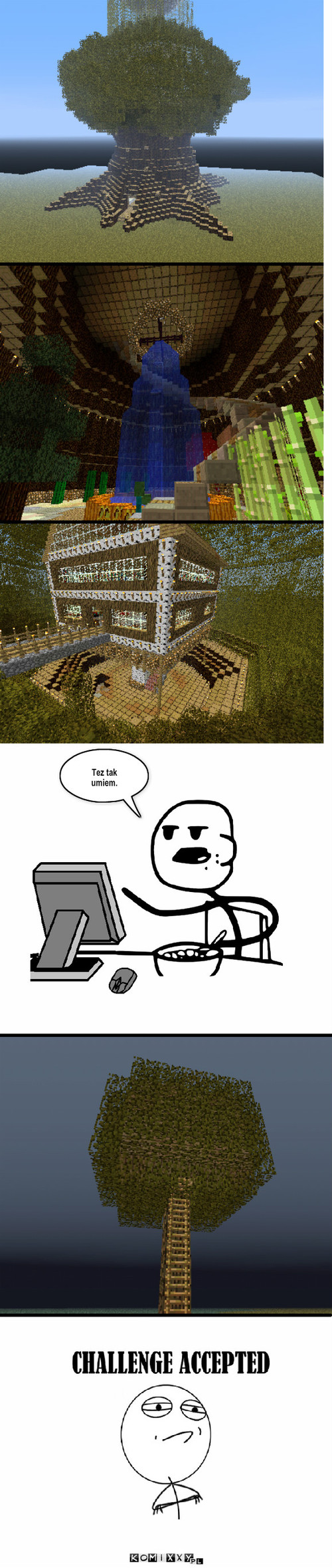 Minecraft – Tez tak umiem. 