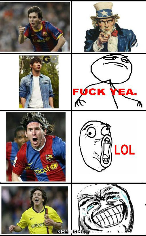 Messi jako memy –  