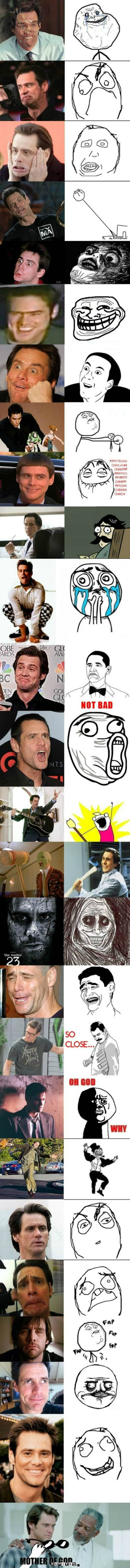 Jim Carrey twarz –  