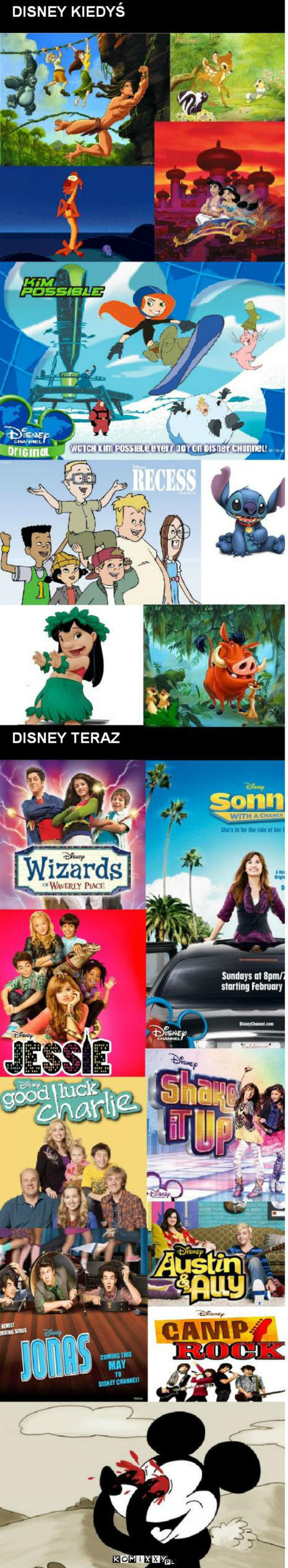 DISNEY dawniej i dziś –  