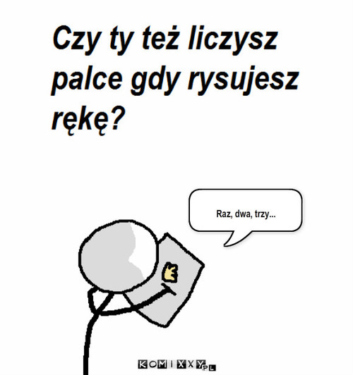 Rysowanie ręki – Raz, dwa, trzy... 