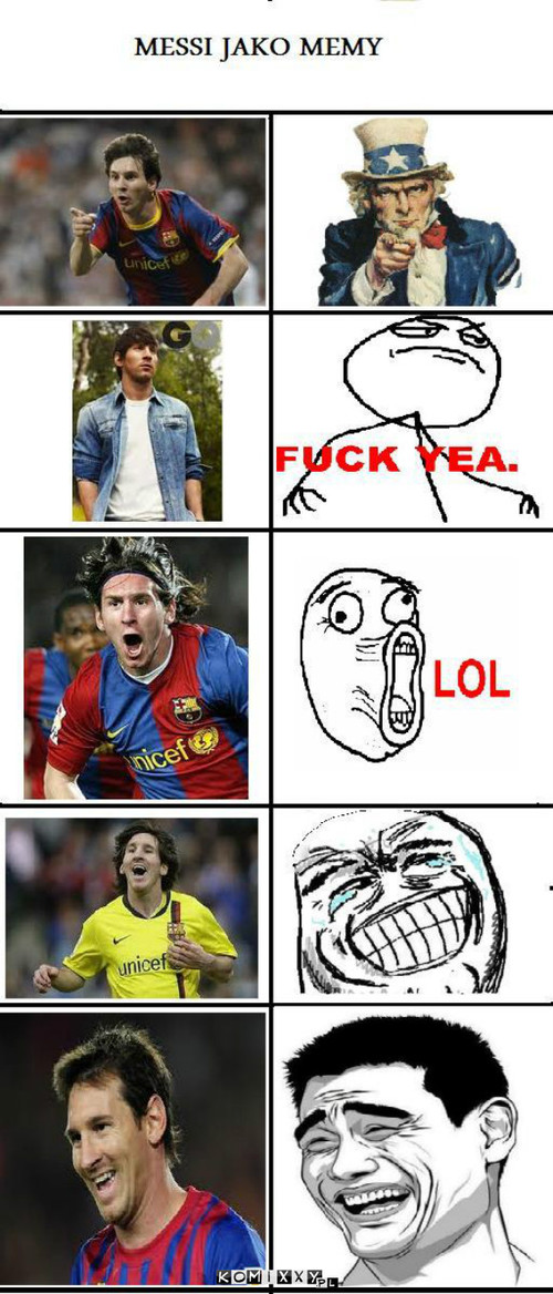 Messi jako memy –  