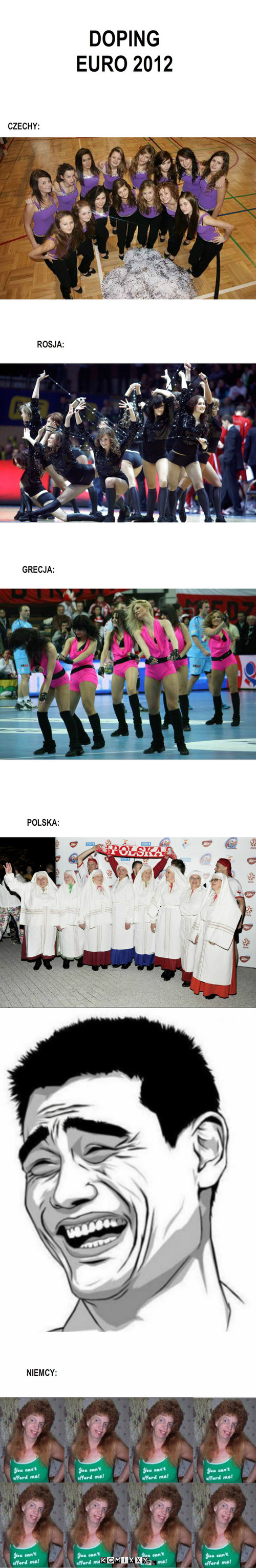 Doping cdn. – CZECHY: ROSJA: GRECJA: POLSKA: DOPING EURO 2012 NIEMCY: 