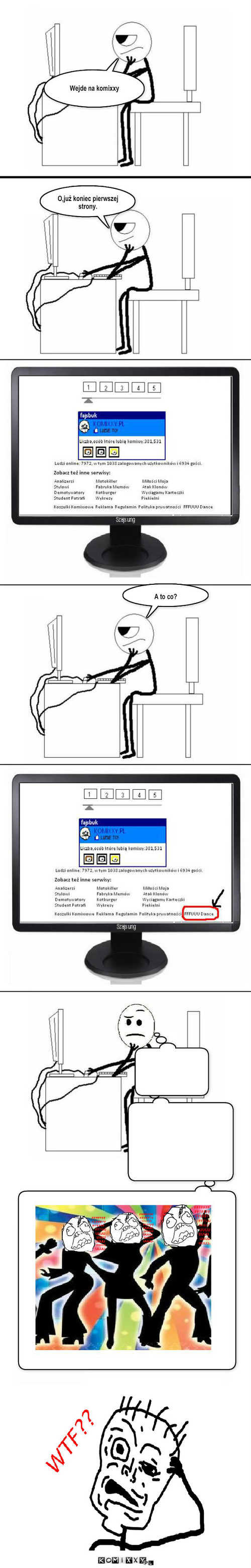 FFFUUU Dance – Wejde na komixxy O,już koniec pierwszej strony. A to co? 
