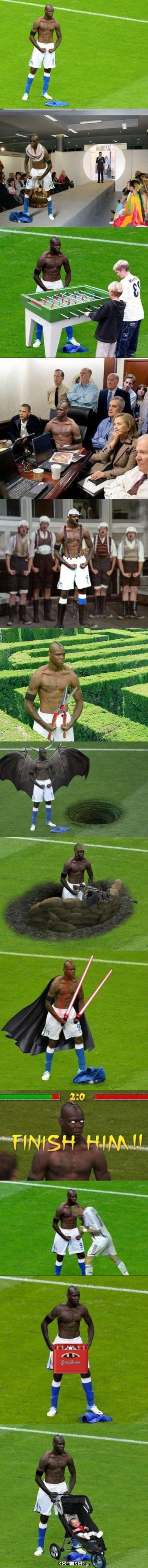 Mario Balotelli na wesoło! –  