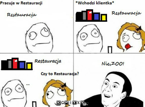 W restauracji –  