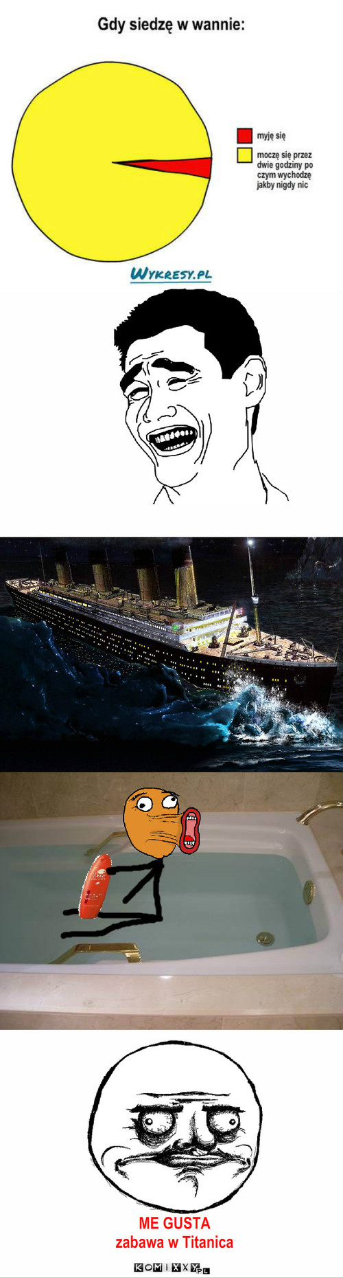 Titanic – ME GUSTA
zabawa w Titanica 