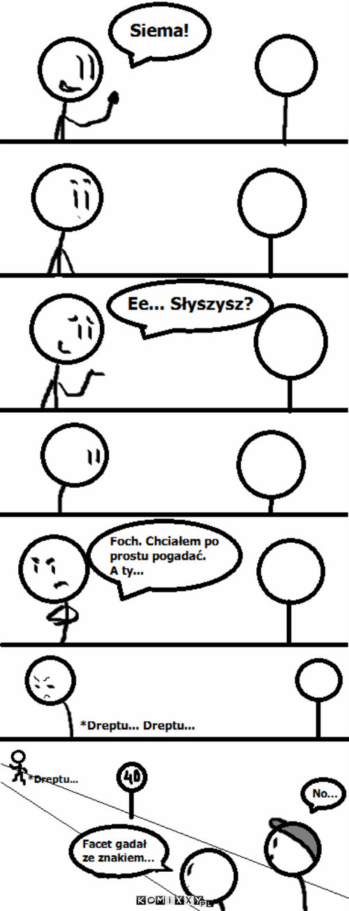 Znak - patyczak –  