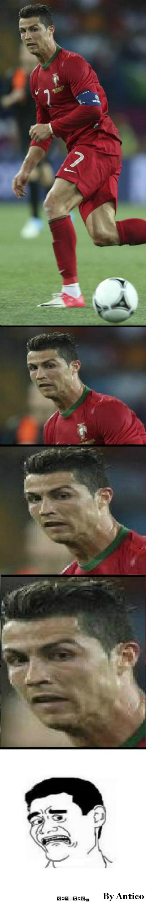 Ronaldo face –  