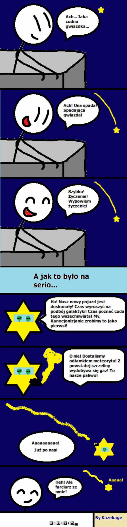 Spadająca gwiazdka –  