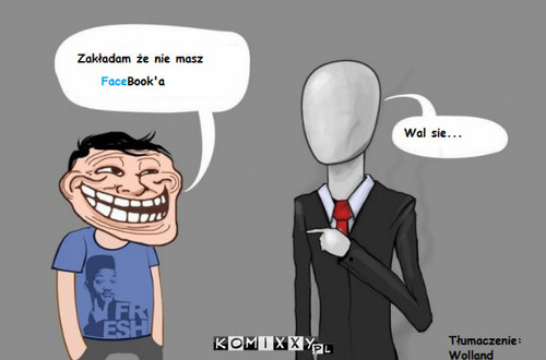 Slender na Facebooku –  