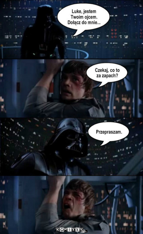 Darth Vader zjadł fasolę –  