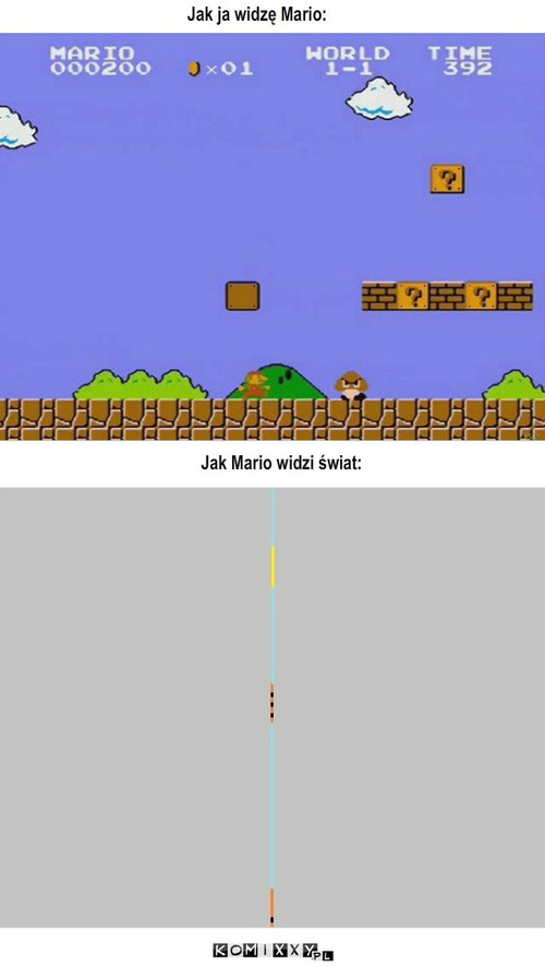 Mario w fps – Jak ja widzę Mario: Jak Mario widzi świat: 