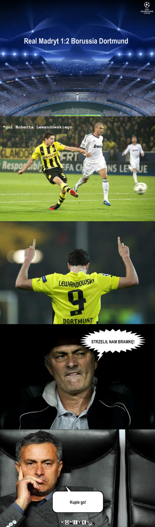 Real vs Borussia – Real Madryt 1:2 Borussia Dortmund *gol Roberta Lewandowskiego STRZELIŁ NAM BRAMKĘ! Kupie go! 